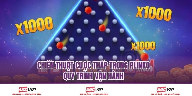 Chiến Thuật Cược Thấp Trong Plinko - Quy Trình Vận Hành